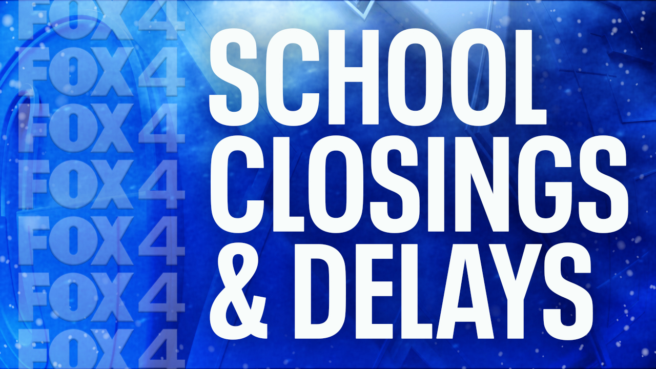 LIVE: North Texas school closings for Monday and Tuesday